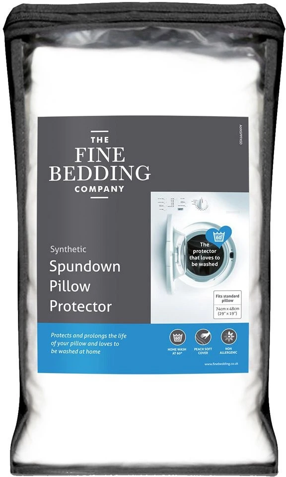 The Fine Bedding Company Spundown Pillow Protector 1 The Fine Bedding Company Spundown Pillow Protector