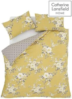 Catherine Lansfield Canterbury Ochre Quilt Set 6 Catherine Lansfield Canterbury Ochre Quilt Set -Bedding Series 21371 20364