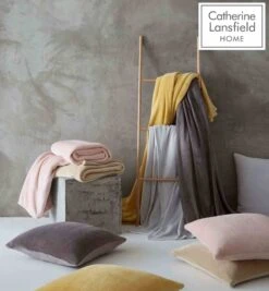 Catherine Lansfield Raschel Velvet Touch Throw Ochre 5 Catherine Lansfield Raschel Velvet Touch Throw Ochre -Bedding Series 34634 16026
