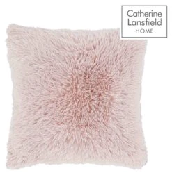 Catherine Lansfield Cuddly Cushion Filled Blush