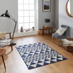 Oriental Weavers Moda Prism Blue Rug -Bedding Series 38373 13275