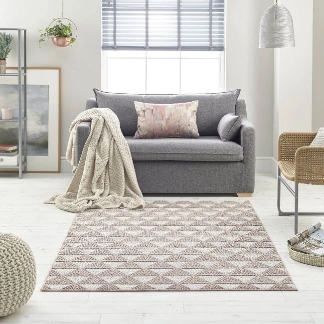 Mastercraft Loop Flat & Loop Rug - 7444A Ivory/Dark Grey 4 Mastercraft Loop Flat & Loop Rug - 7444A Ivory/Dark Grey - Image 4