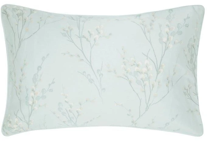 Laura Ashley Pussy Willow Duck Egg Pillowcase Pair 1 Laura Ashley Pussy Willow Duck Egg Pillowcase Pair