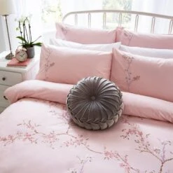 Laura Ashley Rosanna Steel Cushion 5 Laura Ashley Rosanna Steel Cushion -Bedding Series 44313 6125