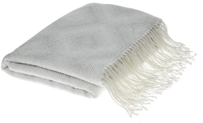 Laura Ashley Payton Silver Throw 1 Laura Ashley Payton Silver Throw