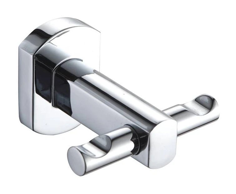 Showerdrape Admirality Double Robe Hook Chrome 1 Showerdrape Admirality Double Robe Hook Chrome