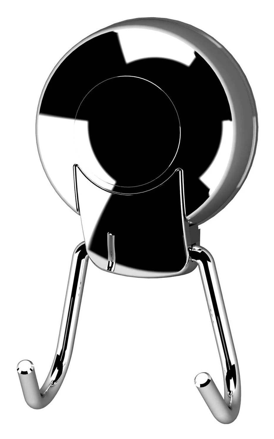 Showerdrape Suctionloc Twin Robe Hook Chrome 1 Showerdrape Suctionloc Twin Robe Hook Chrome