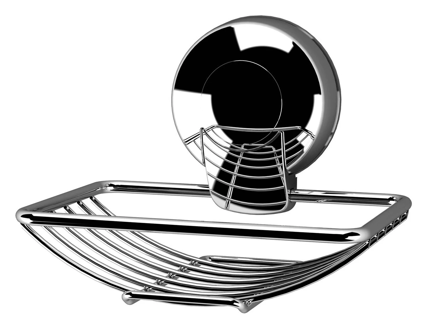 Showerdrape Suctionloc Soap Basket Chrome 1 Showerdrape Suctionloc Soap Basket Chrome