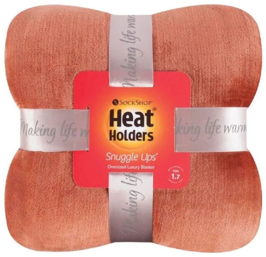 Heat Holder Fleece Blanket/Throw - Copper 2 Heat Holder Fleece Blanket/Throw - Copper - Image 2