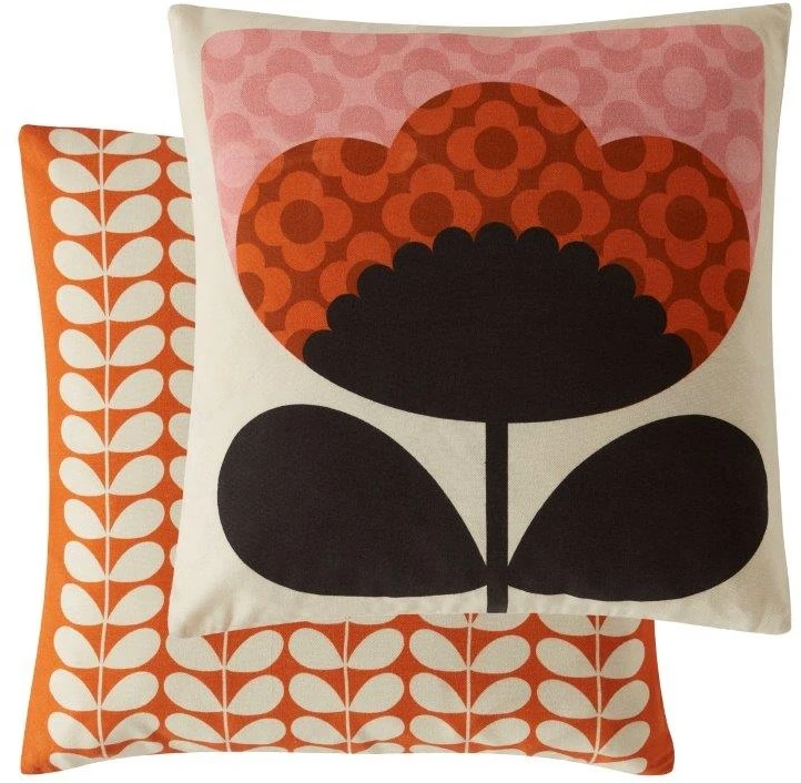 Orla Kiely Spring Bloom Bubblegum Cushion 1 Orla Kiely Spring Bloom Bubblegum Cushion