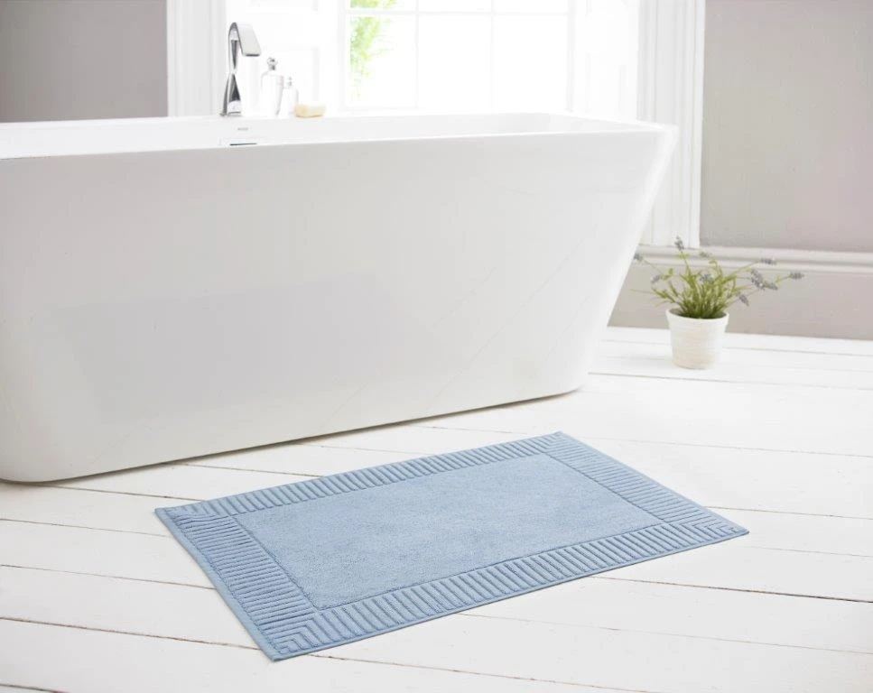 Deyongs Bliss Terry Bath Mat Colbalt 1 Deyongs Bliss Terry Bath Mat Colbalt