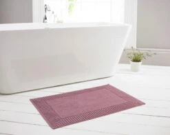 Deyongs Bliss Terry Bath Mat Grape
