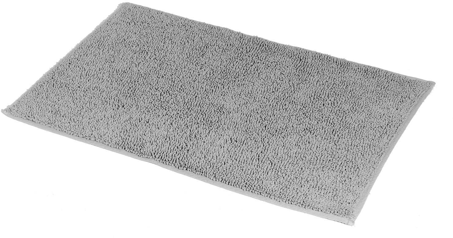 Showerdrape Andorra Bath Mat Grey 1 Showerdrape Andorra Bath Mat Grey