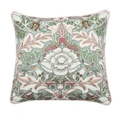 Morris & Co Strawberry Thief Pink Cushion