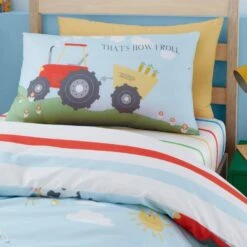 Bedlam Farmyard Friends Blue Duvet Cover Set 5 Bedlam Farmyard Friends Blue Duvet Cover Set -Bedding Series 51140 30429
