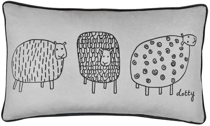 Fusion Dotty Sheep Natural Filled Cushion 1 Fusion Dotty Sheep Natural Filled Cushion