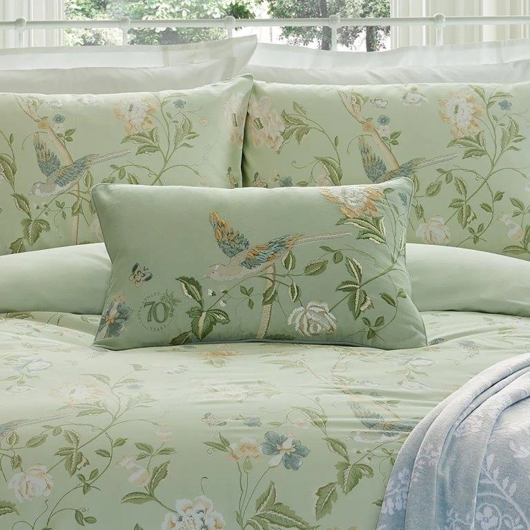 Laura Ashley Summer Palace Eau De Nil Cushion 2 Laura Ashley Summer Palace Eau De Nil Cushion - Image 2
