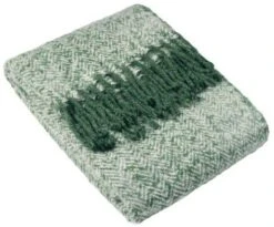 Riva Weaver Green Throw