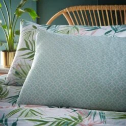 Furn Bali Palm Botanical Duvet Cover Set Green 5 Furn Bali Palm Botanical Duvet Cover Set Green -Bedding Series 53564 25543