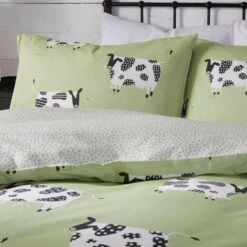 Fusion Daisy Cow Green Duvet Cover Set 5 Fusion Daisy Cow Green Duvet Cover Set -Bedding Series 54065 23993