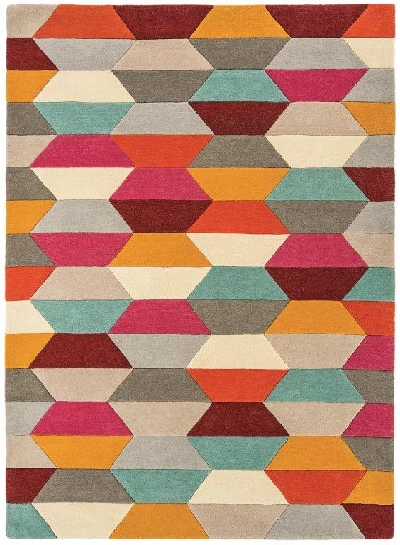 Asiatic Funk Honeycomb 03 Rug - Bright 1 Asiatic Funk Honeycomb 03 Rug - Bright