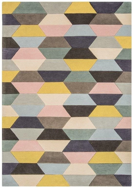 Asiatic Funk Honeycomb 04 Rug - Pastel 1 Asiatic Funk Honeycomb 04 Rug - Pastel