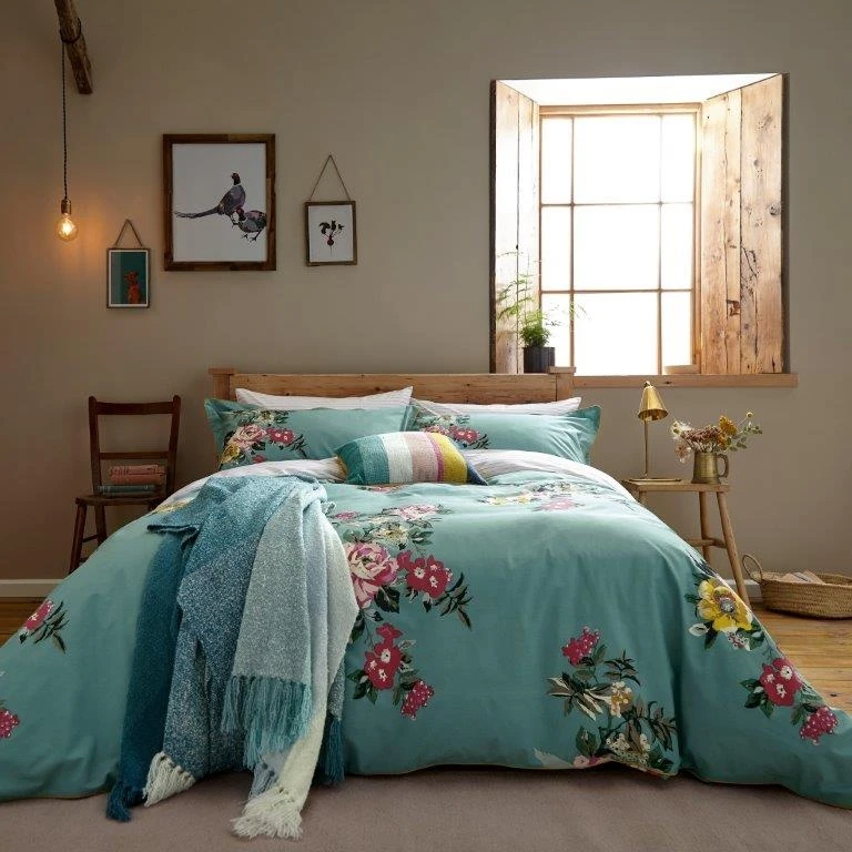 Joules Cotswold Floral Atlantic Blue Duvet Set 1 Joules Cotswold Floral Atlantic Blue Duvet Set
