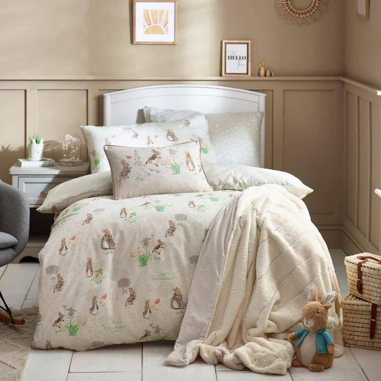 Classic Peter Rabbit Natural Duvet Cover Set 2 Classic Peter Rabbit Natural Duvet Cover Set - Image 2