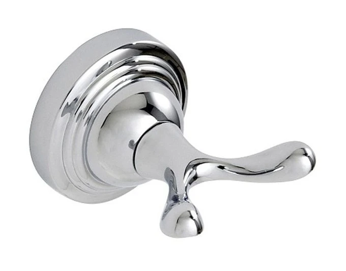 Showerdrape Fidelity Double Robe Hook - Chrome 1 Showerdrape Fidelity Double Robe Hook - Chrome